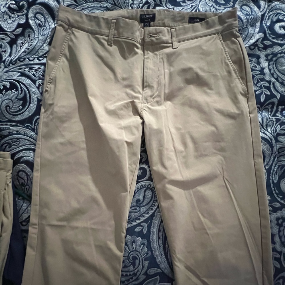 J Crew Slim Tech Pant Khaki 31x30